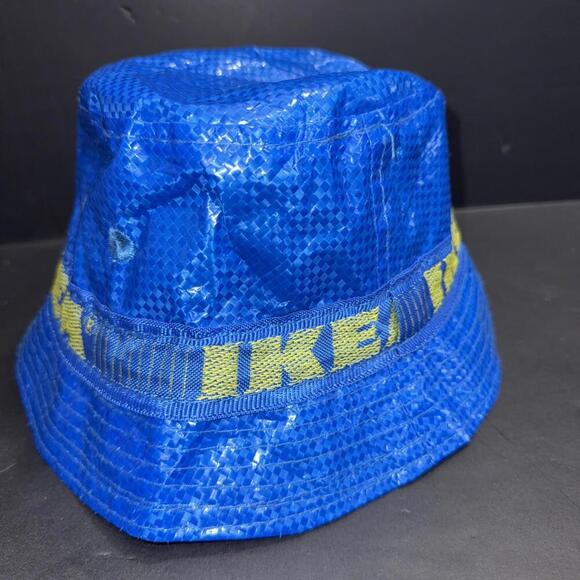 IKEA Knorva Frakta Blue Bucket Hat Unisex One Size Fishing Cap Lightweight - Picture 15 of 15